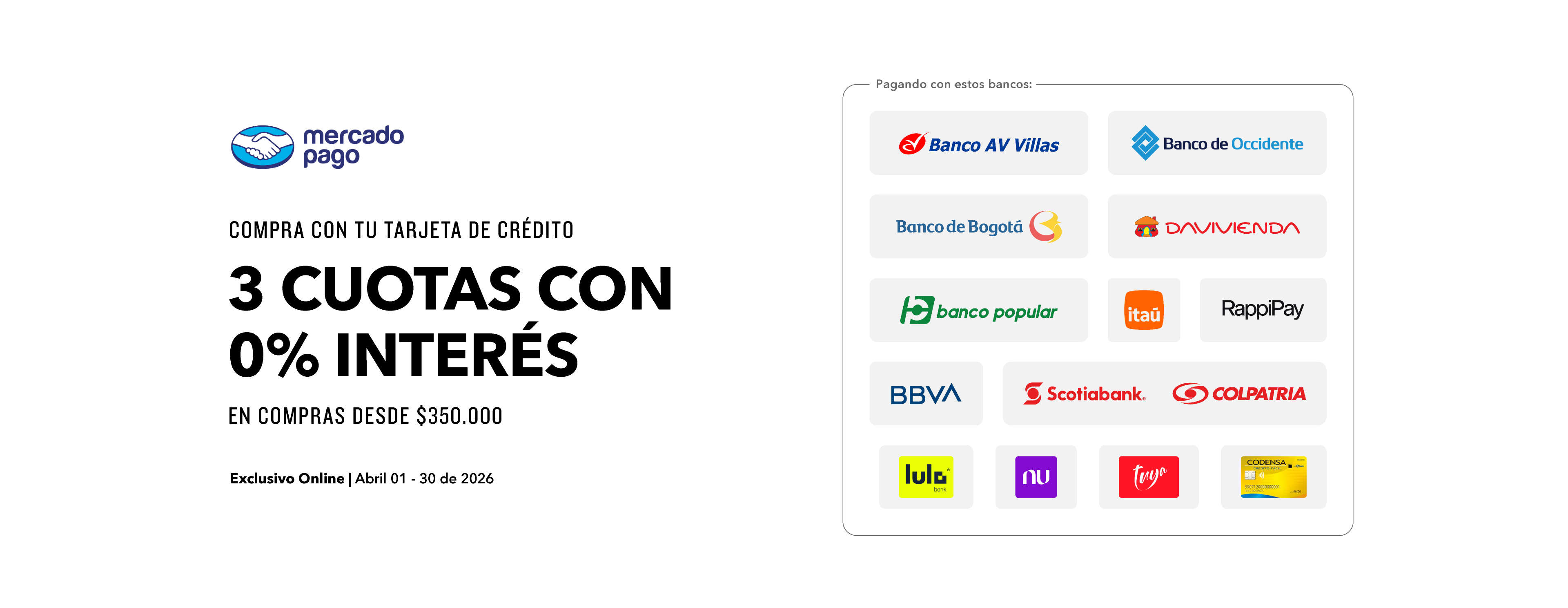 Bancos disponibles