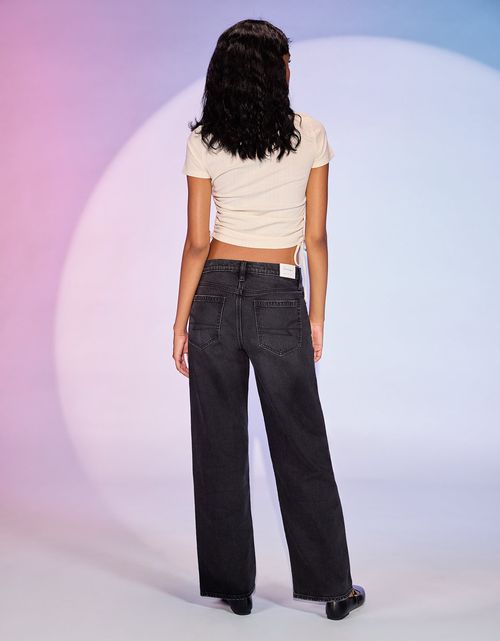 Jean Stovepipe Tiro Alto Ae