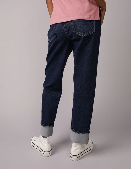 Jean Straight Ankle de Tiro Alto Ae