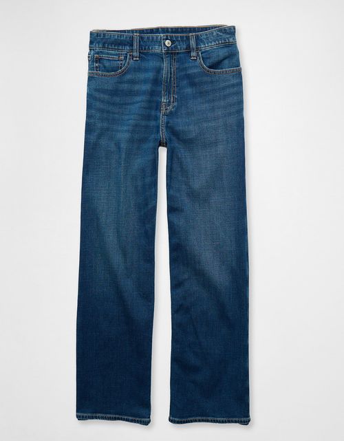 Jean Baggy Wide-Leg de Tiro Alto Ae