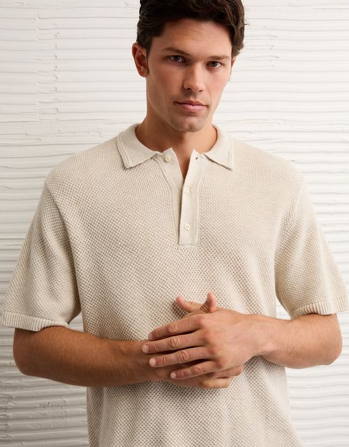 Camiseta Tipo Polo Pique Ae