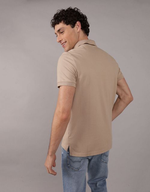 Camiseta Tipo Polo Slim Fit Ae