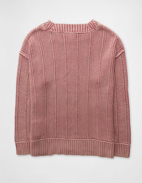 Suéter Oversized de Cuello Redondo Ae