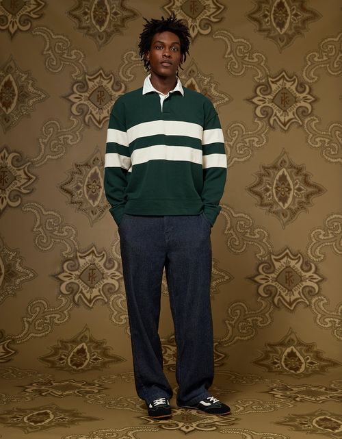 Ae x Tru Kolors Camiseta Tipo Polo Manga Larga