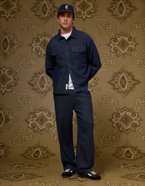 Ae x Tru Kolors Pantalón en Denim Chenille