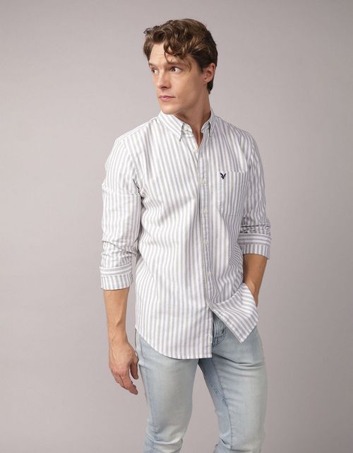Camisa de Oxford Slim Fit Everyday Ae