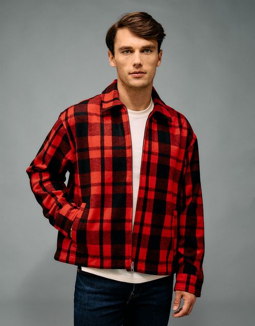 Chaqueta Tipo Camisa con Cierre Ae