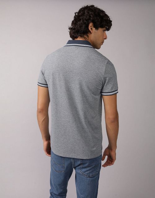 Camiseta Polo de Pique Slim Fit Ae