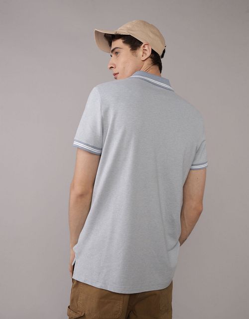 Camiseta Polo de Pique Slim Fit Ae