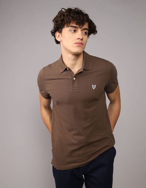 Camiseta Tipo Polo Slim Fit Ae