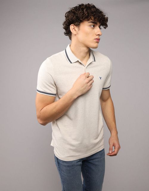 Camiseta Tipo Polo Slim Fit Ae