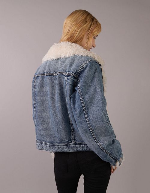 Chaqueta en Denim de Sherpa Ae