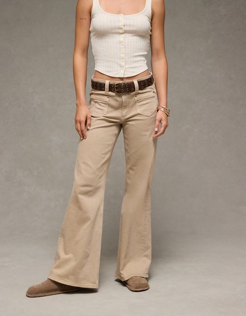 Jean Flare Tiro Alto Ae