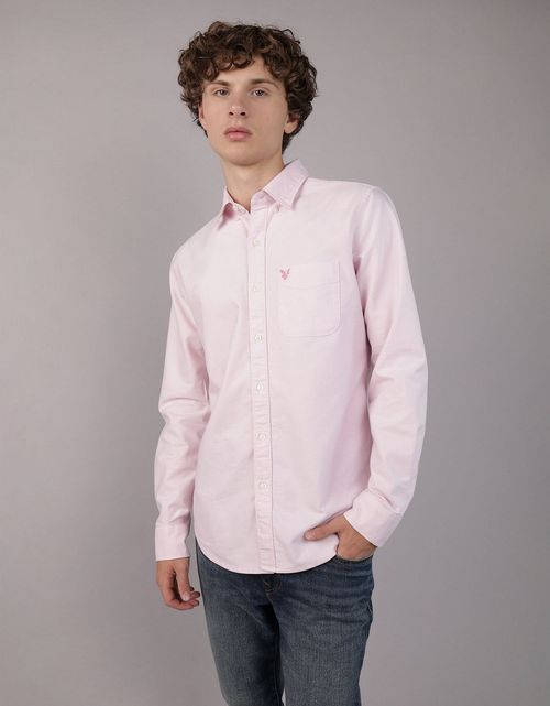 Camisa Oxford Slim Fit Ae