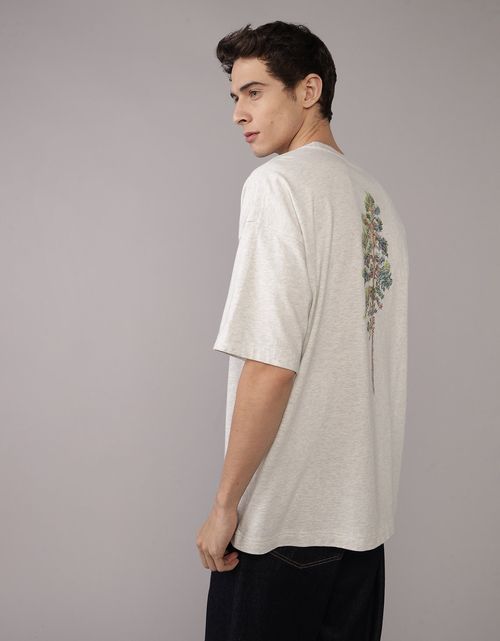 Camiseta Oversized con Gráfico Ae