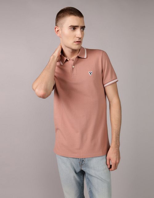 Camiseta Polo de Pique Slim Fit Ae