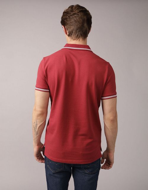 Camiseta Polo de Pique Slim Fit Ae