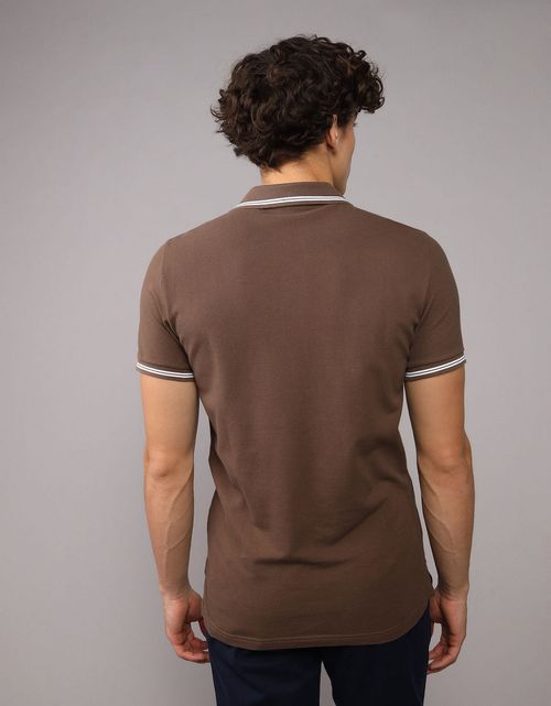 Camiseta Polo de Pique Slim Fit Ae