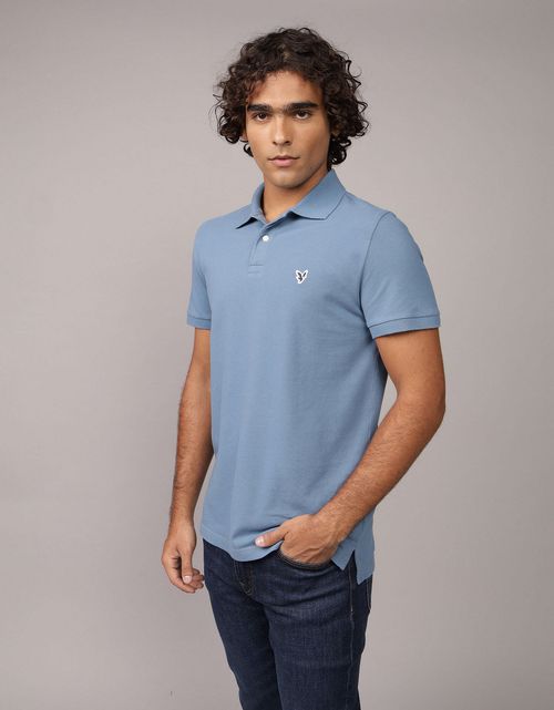 Camiseta Tipo Polo Slim Fit Ae