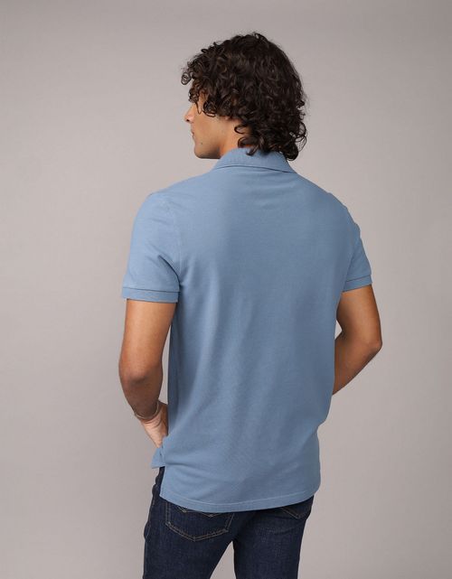 Camiseta Tipo Polo Slim Fit Ae