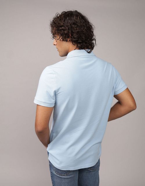 Camiseta Tipo Polo Slim Fit Ae