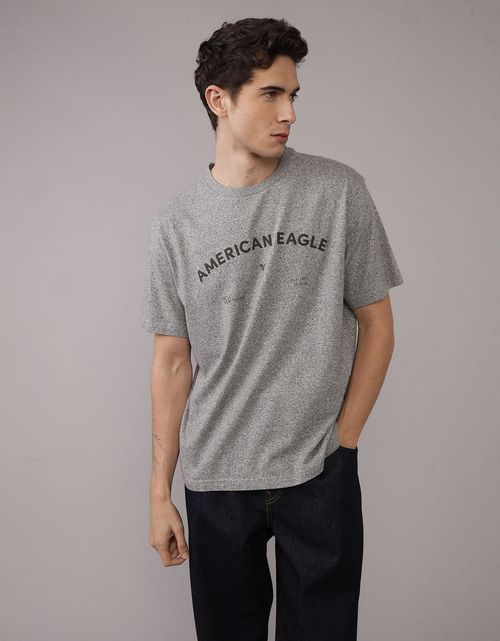 Camiseta gráfica con logotipo icónico Ae