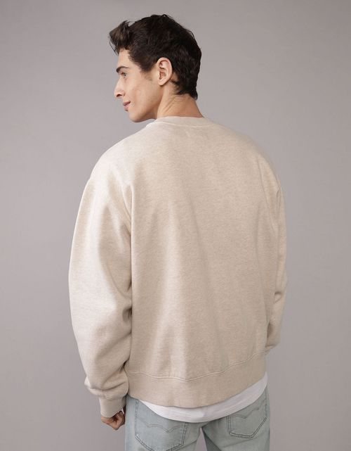 Sudadera gráfica con cuello redondo