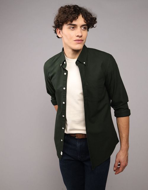 Camisa Oxford Slim Fit Ae