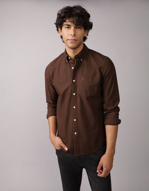 Camisa Oxford Slim Fit Ae