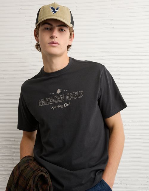 Camiseta Gráfica con Logo Ae