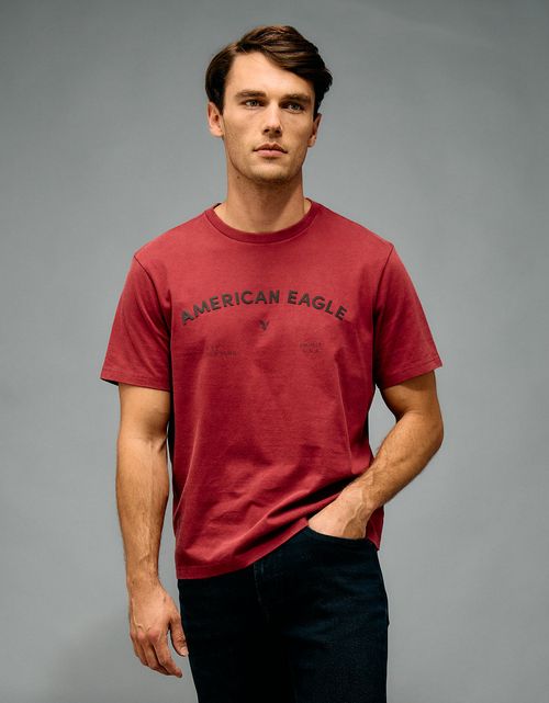 Camiseta gráfica con logotipo icónico Ae