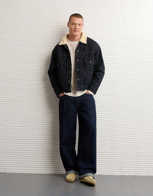 Chaqueta Denim Sherpa para Hombre