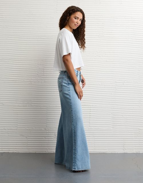 Jean de corte amplio en línea A