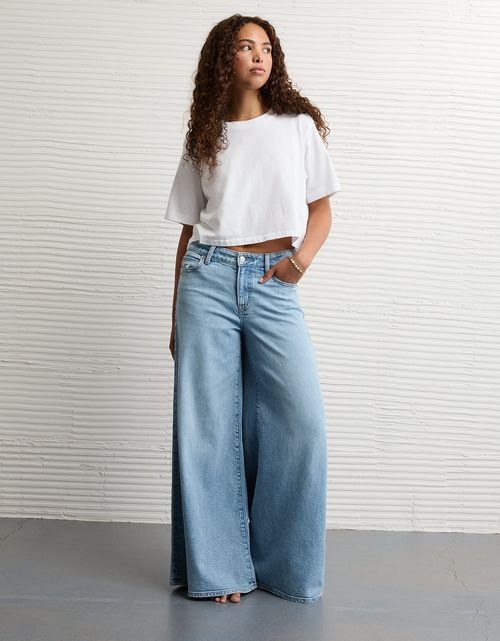 Jean de corte amplio en línea A