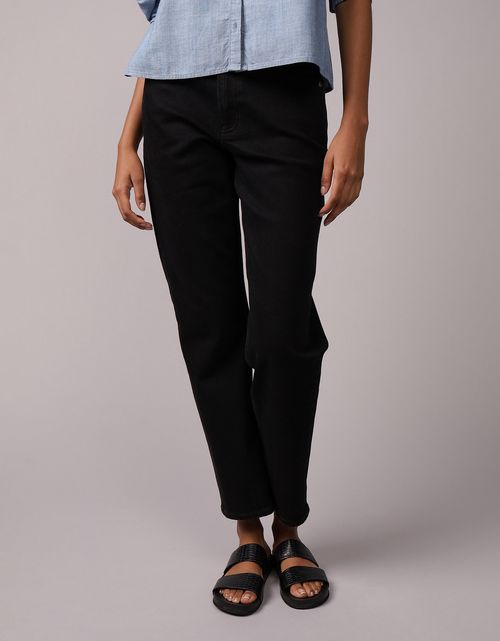 Jean Straight Ankle de Tiro Alto Ae