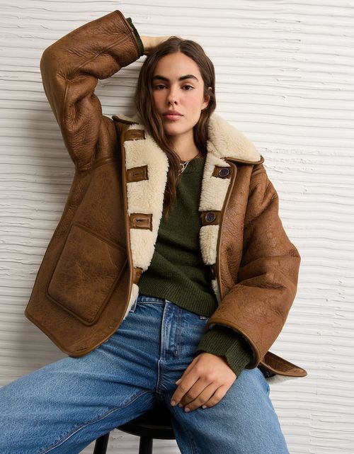 Chaqueta Reversible de Piel de Oveja