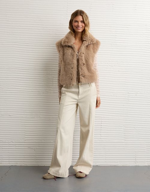 Chaleco de piel sintética