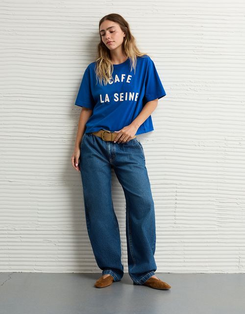 Camiseta Gráfica de Destino Ae Boxy