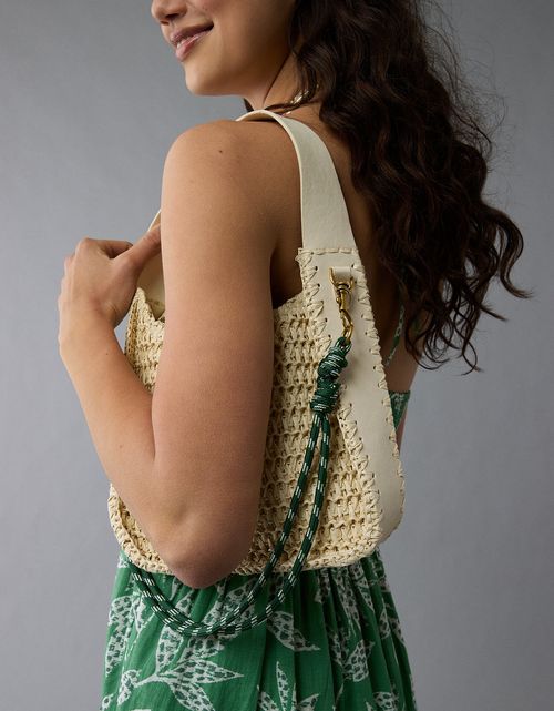 Bolso Tote Mini de Raffia Ae