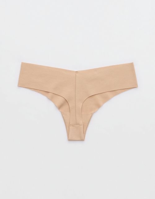 Superchill Thong de algodón No Show By Aerie