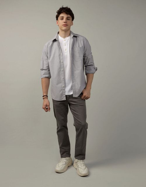 Camisa de botones Ae en Popelina