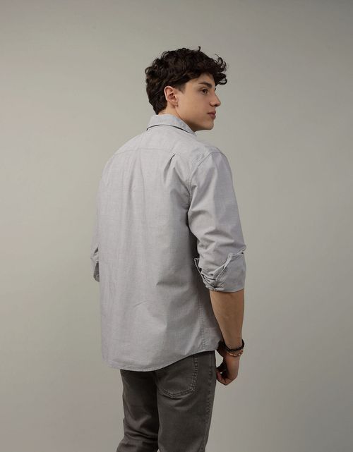 Camisa de botones Ae en Popelina