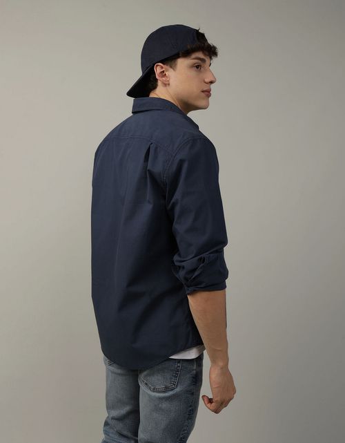 Camisa de botones Ae en Popelina