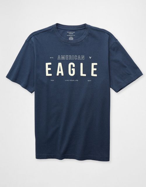 Camiseta Gráfica con Logo Ae