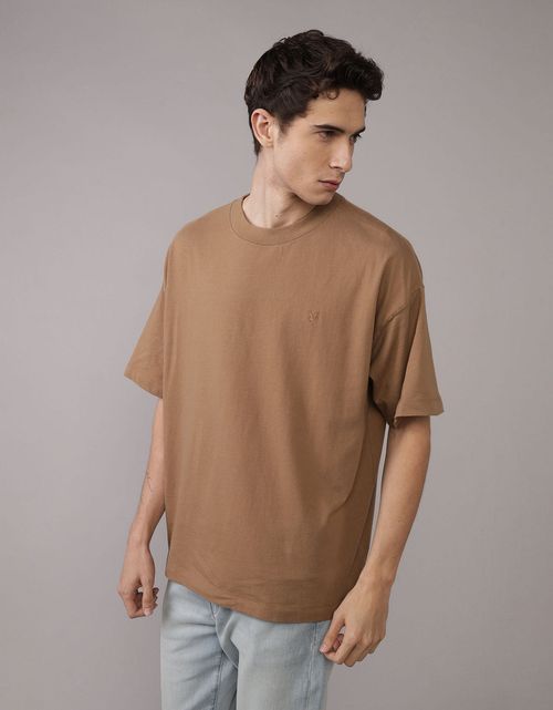 Camiseta Oversized Cuello Redondo Ae