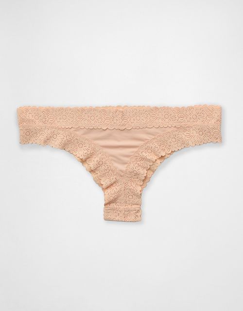 Thong Sunnie Blossom de encaje By Aerie