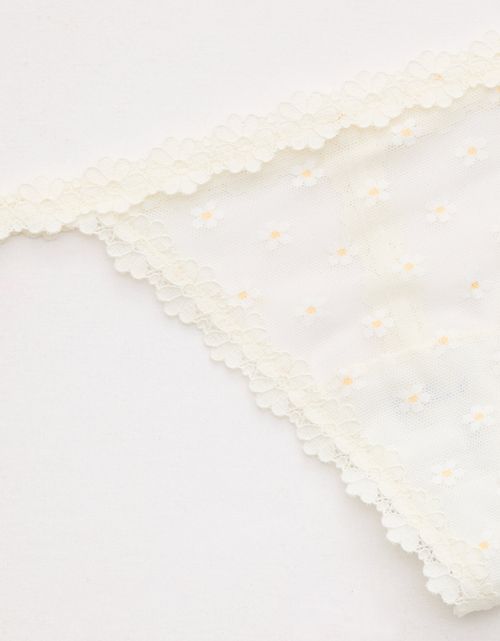 Thong Show Off Daisy Mesh By Aerie