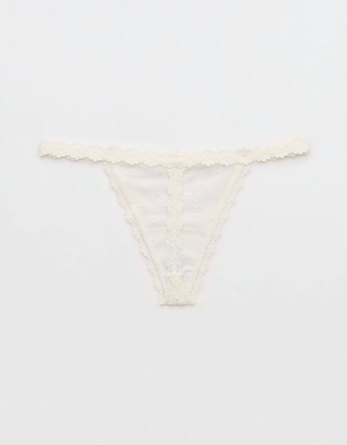 Thong Show Off Daisy Mesh By Aerie