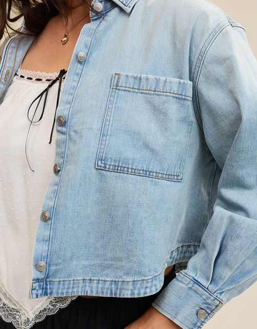 Camisa Cropped By Aerie