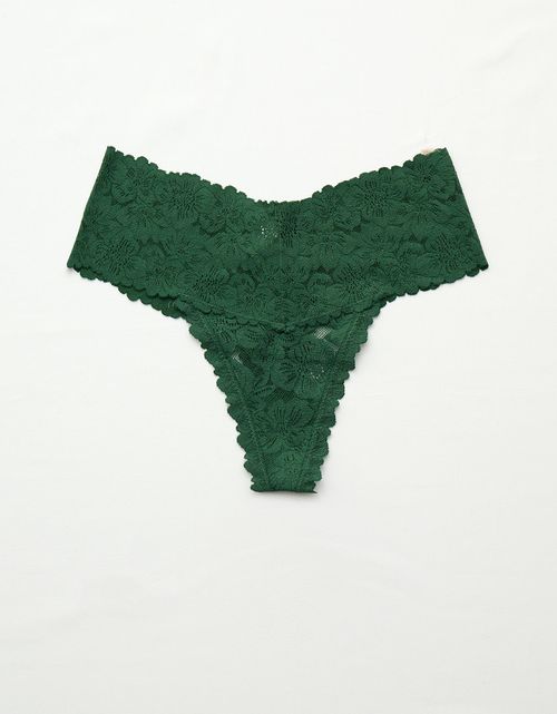 Thong Show Off Rosey en encaje By Aerie